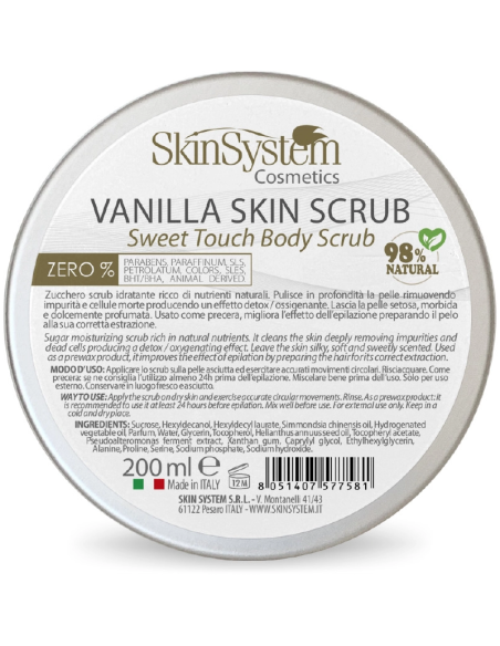 SkinSystem kroppsskrubb (vitaminer/socker) 200 ml