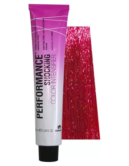 PERFORMANCE SHOCKING COLOR Hårfärgsförstärkare Röd, ammoniakfri 100ml