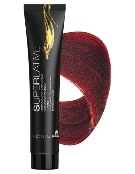 Farmagan Superlative Color 6.66 Dark Blonde Intense Red hårfärg 100 ml