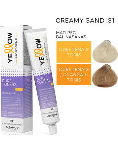 GULT REN TONER - .31 KRÄMIG SAND