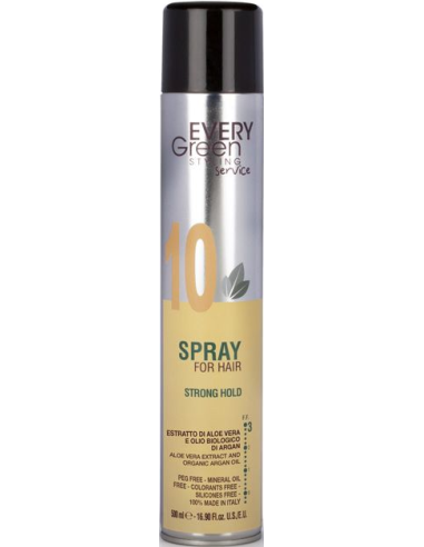 EVERYGREEN 10 - Hårspray, extra stark...