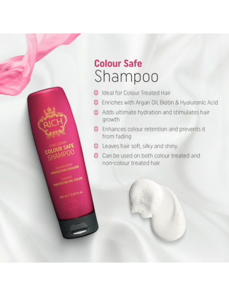 RICH Pure Luxury COLOR SAFE Schampo för färgat hår 250ml