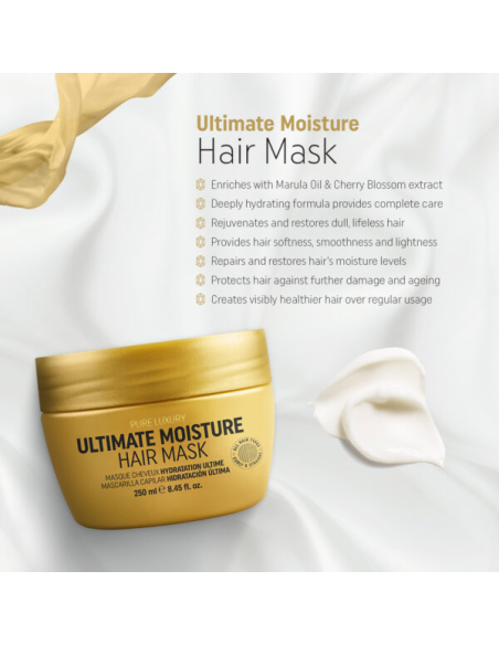 RICH Pure Luxury INTENSE MOISTURE Intensivt återfuktande hårinpackning 250ml