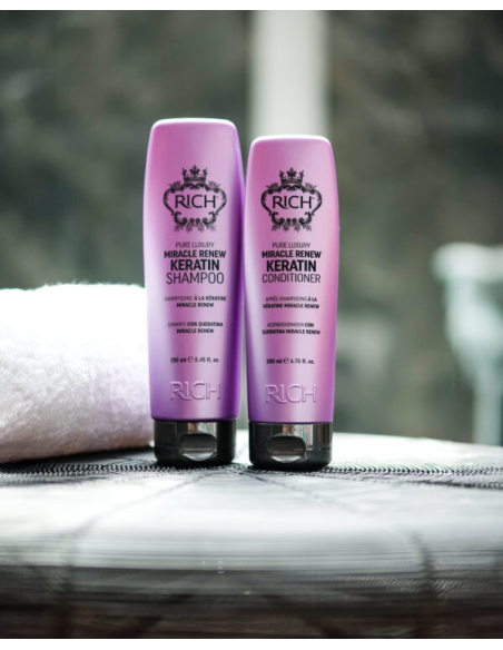 RICH Pure Luxury MIRACLE RENEW KERATIN Regenerating CC Shampoo 250ml