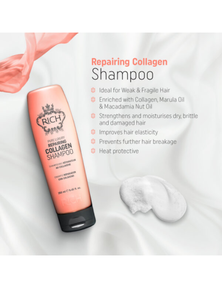 RICH Pure Luxury REPAIRING COLLAGEN Regenererande schampo med kollagen 250ml