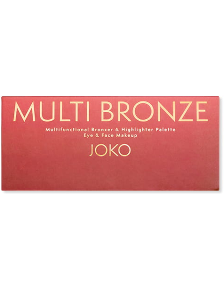 JOKO MULTI BRONZE Kontureringspalett för ögon och ansikte, multifunktionell