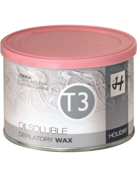 HOLIDAY T3 hårborttagningsvax (titandioxid-rosa) 400 ml