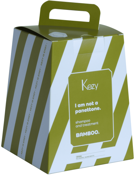 KEZY Set för tunt hårvård BAMBOO (Schampo 385ml + Olja 100ml)