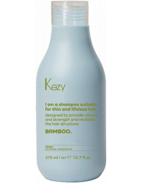 KEZY Set för tunt hårvård BAMBOO (Schampo 385ml + Olja 100ml)