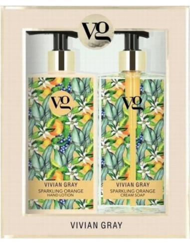 Handvårdsset med mousserande orange...