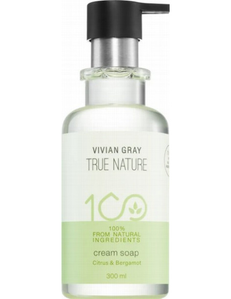 TRUE NATURE Krämig Handtvål (Citrus och Bergamott) 300ml