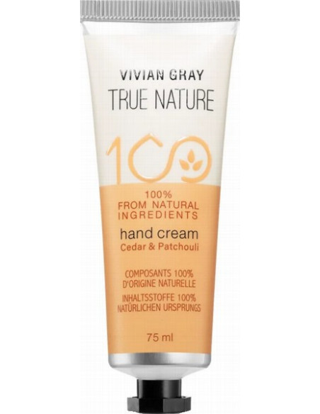 TRUE NATURE Handkräm (Ceder och Patchouli) 75ml