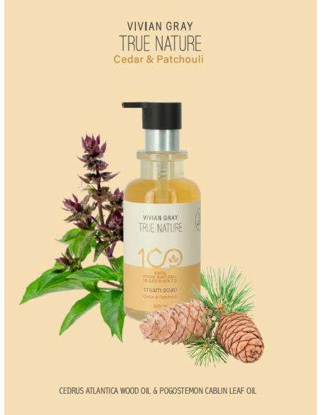 TRUE NATURE Duschgel (Ceder och Patchouli) 300ml