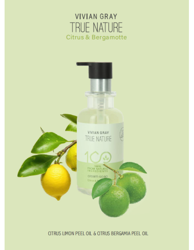 TRUE NATURE Krämig Handtvål (Citrus...