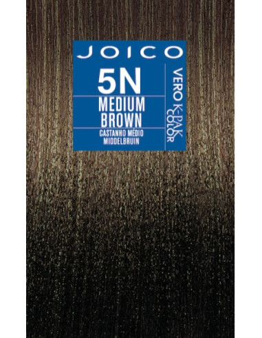 JOICO Vero-K 5N - Medium Brown noturīga matu krāsa 74ml