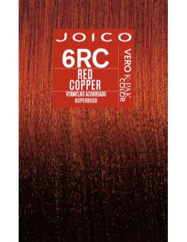 JOICO Vero-K 6RC - Red Copper noturīga matu krāsa 74ml