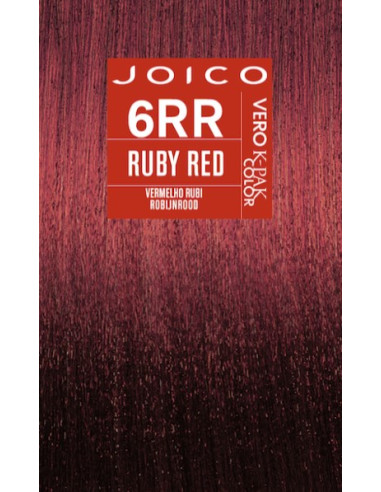 JOICO Vero-K 6RR - Ruby Red noturīga matu krāsa 74ml