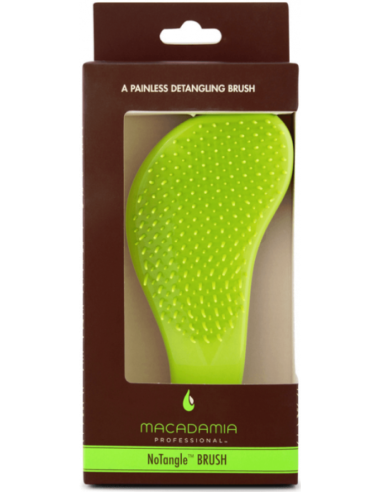MACADAMIA No Tange hårborste, grön, i...