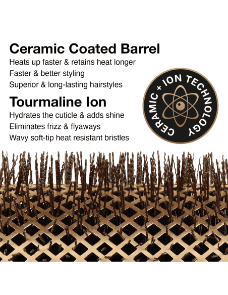 OLIVIA GARDEN Termisk borste NANOTHERMISK TERMISK, keramisk, jonisk, antistatisk, Ø82 mm