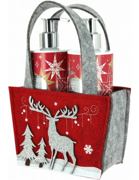 JUL Glittrande set med krämtvål + handlotion 2*250ml
