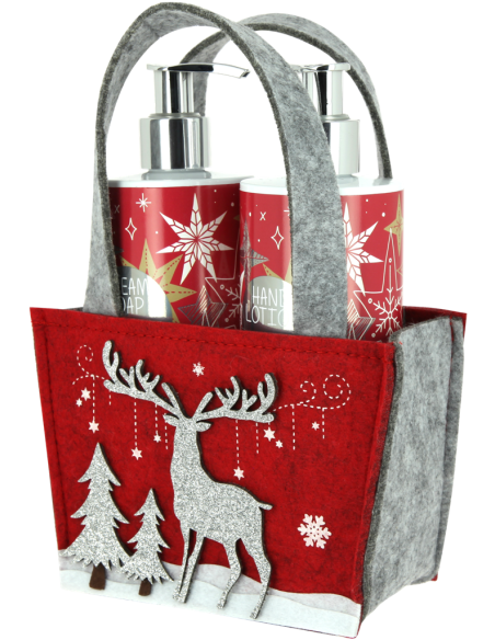 JUL Glittrande set med krämtvål + handlotion 2*250ml
