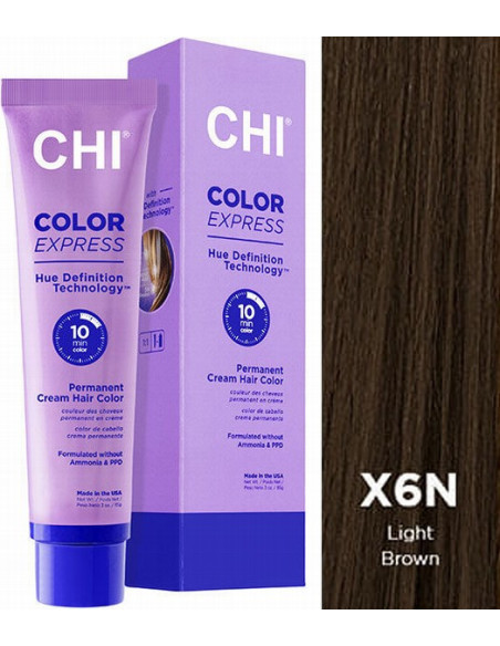 CHI COLOR EXPRESS färg X6N ljusbrun 89g