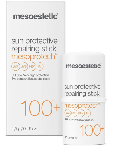 mesoprotech sun protective repairing stick / sun protection cream - pencil, for protection of sensitive areas SPF 50+ 4.5ml