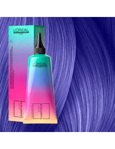 COLORFULHAIR Tiešās iedarbības matu krāsa nodrošina intensīvu un ilgstošu efektu.* L'Oreal Professionnel Colorful Hair Blue 90m