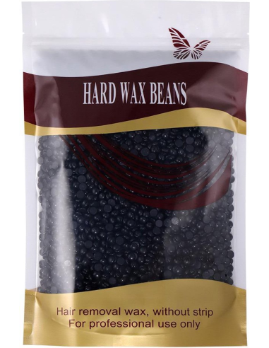 Hårdvax, pärlor, svart 100g