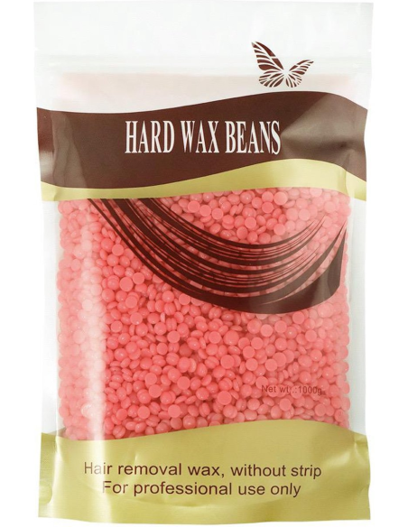 Hårdvax, pärlor, Ros 300g