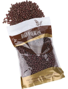 Hårdvax, pärlor 500g, choklad