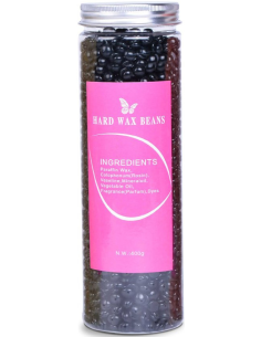 Hårdvax, pärlor, svart 400g