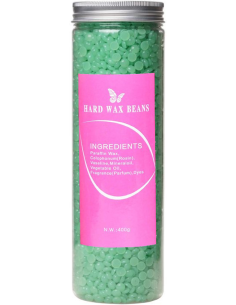Hårdvax, pärlor, tea tree 400g
