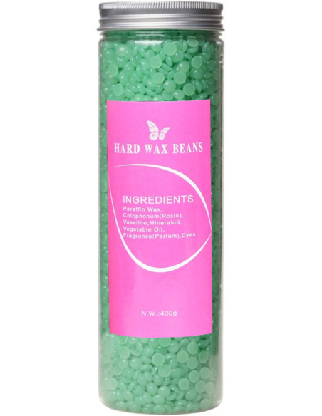 Hårdvax, pärlor, tea tree 400g