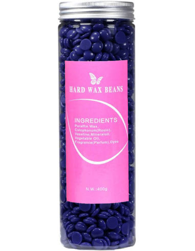 Hårdvax, pärlor, lavendel 400g