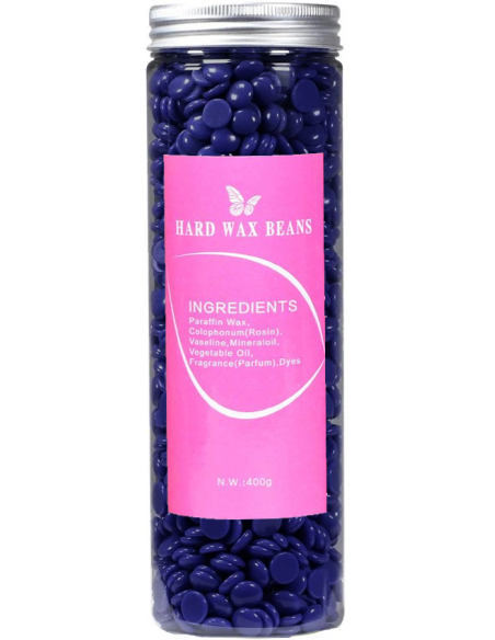 Hårdvax, pärlor, lavendel 400g