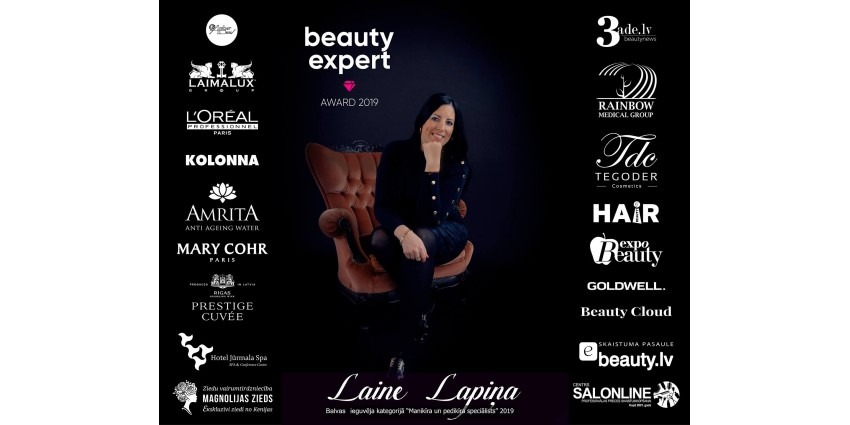 "Beauty Expert Award" Gada balvas skaistumkopšanas nozares profesionāļiem.